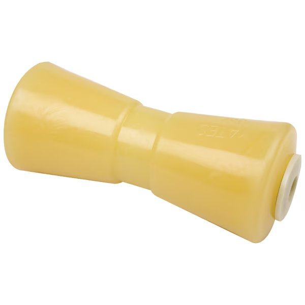 Non-Marking TP Yellow Rubber Keel Roller w/5/8